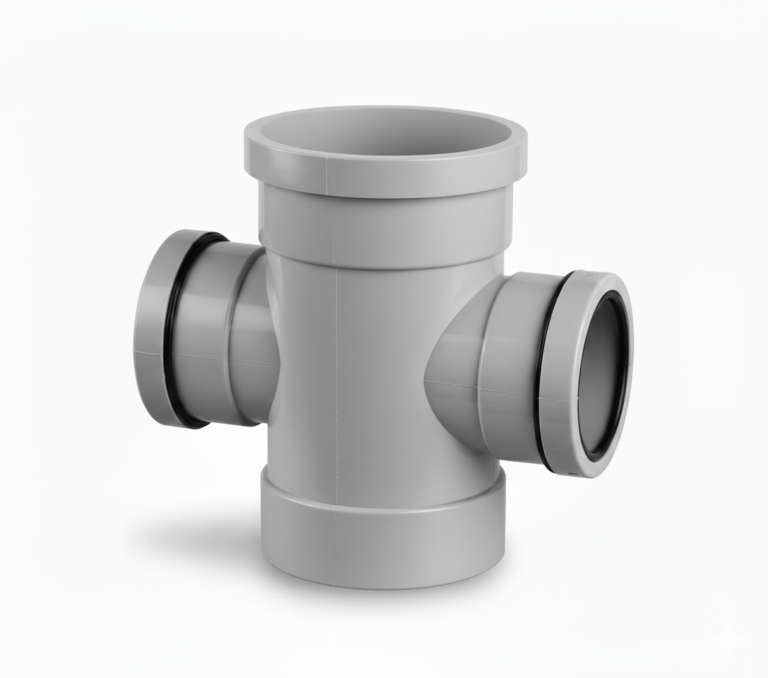 SWR Reducing Cross Tee - 6" x 4" (160mm x 110mm)